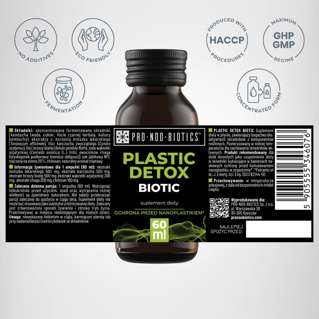 PLASTIC DETOX BIOTIC - detox od mikro- i nanoplastiku