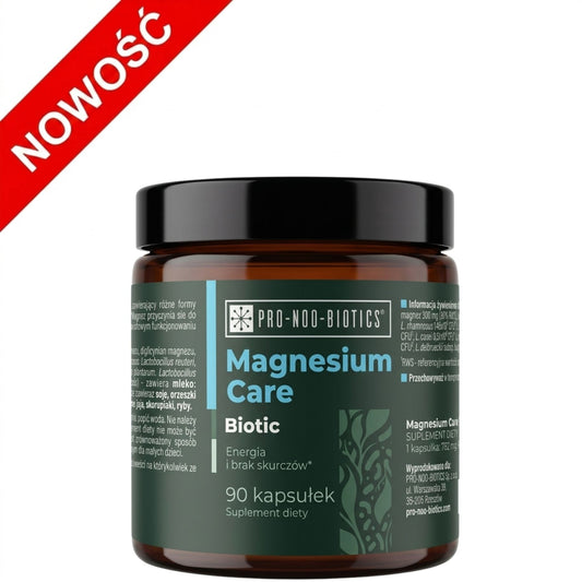 MAGNESIUM CARE BIOTIC  - Energia i brak skurczów