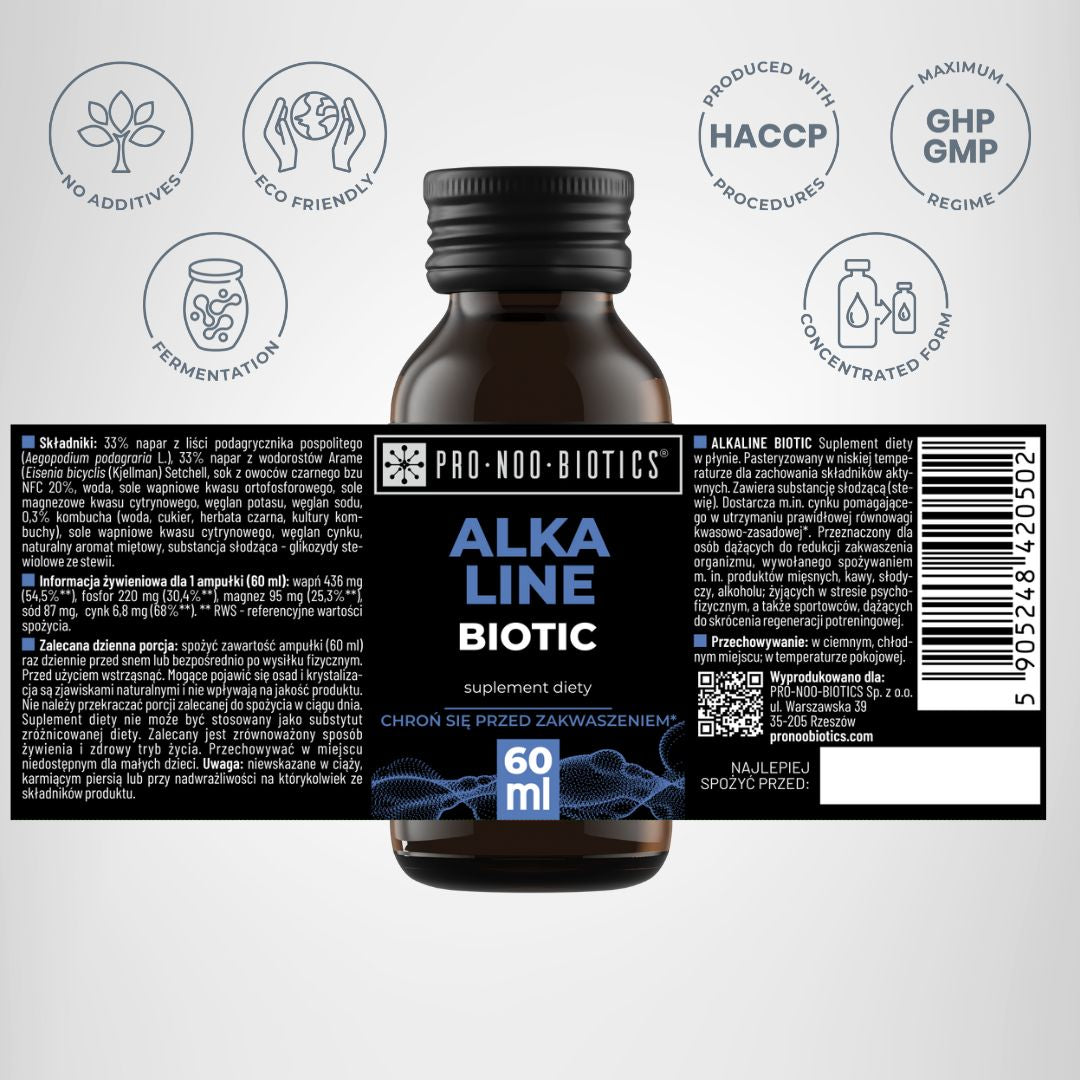 ALKALINE BIOTIC - zredukuj zakwaszenie organizmu