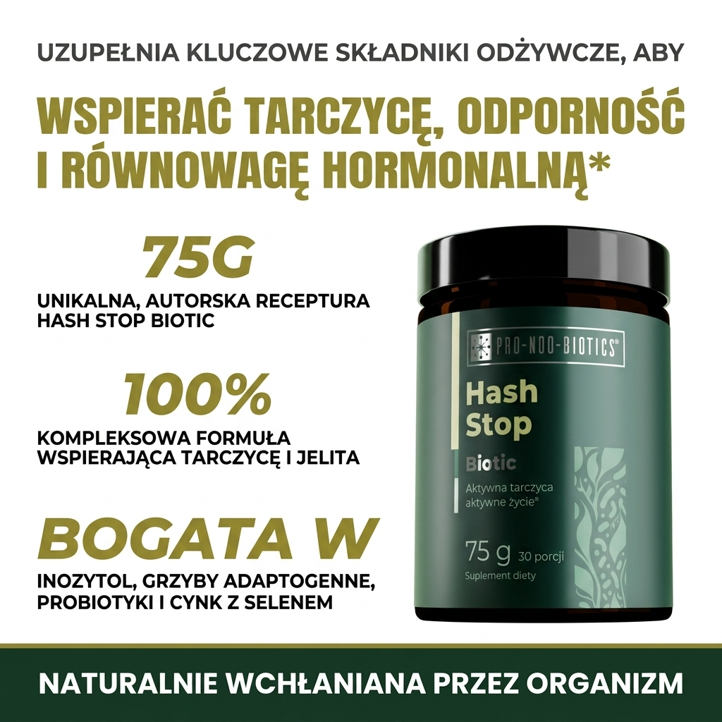 HASH STOP BIOTIC - Aktywna Tarczyca, Aktywne Życie