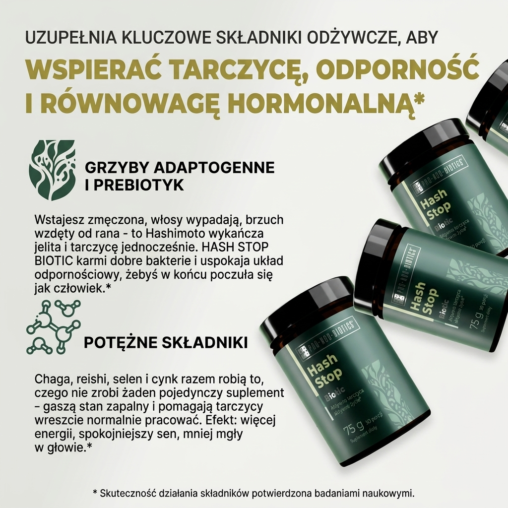 HASH STOP BIOTIC - Aktywna Tarczyca, Aktywne Życie