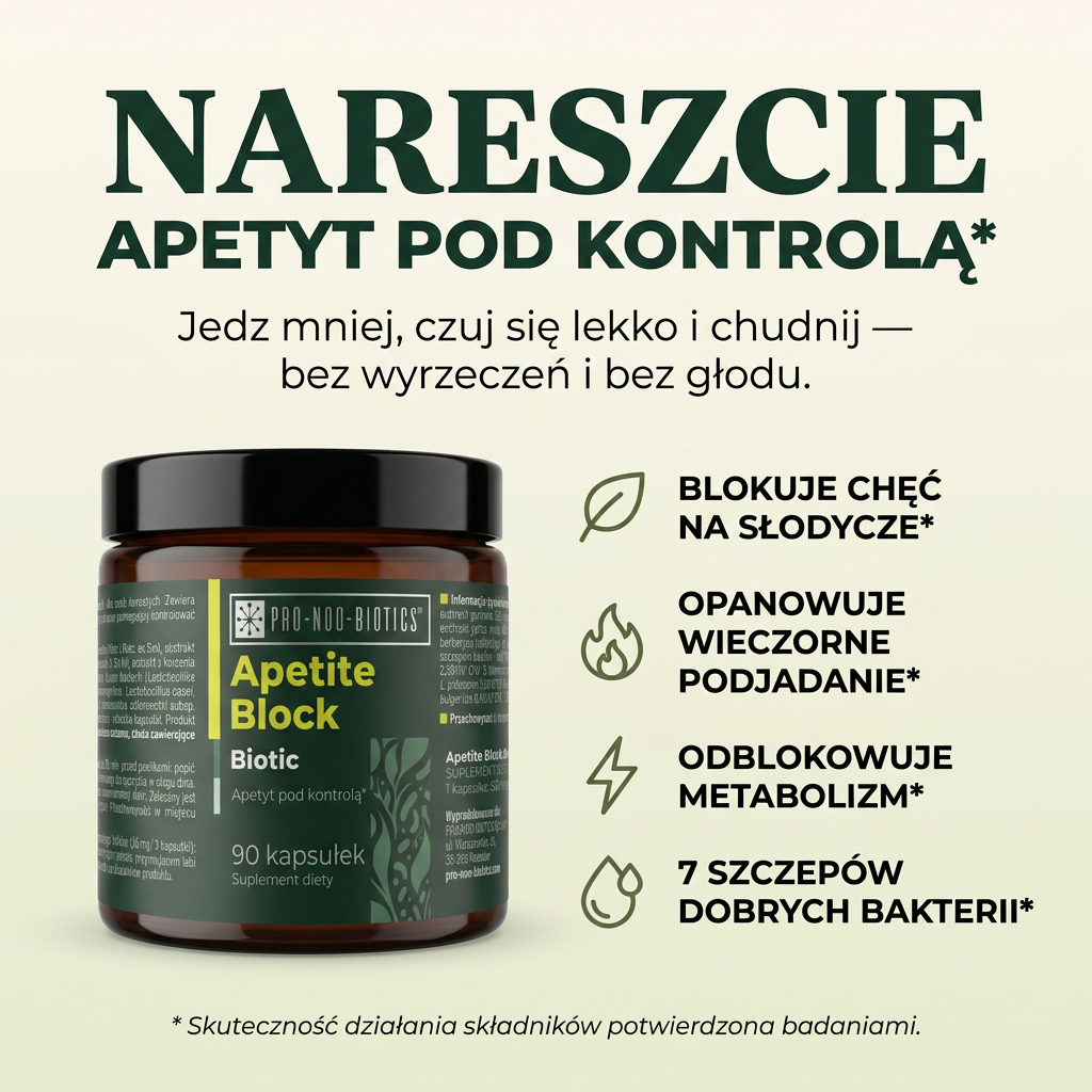 APETITE BLOCK BIOTIC - Apetyt pod kontrolą